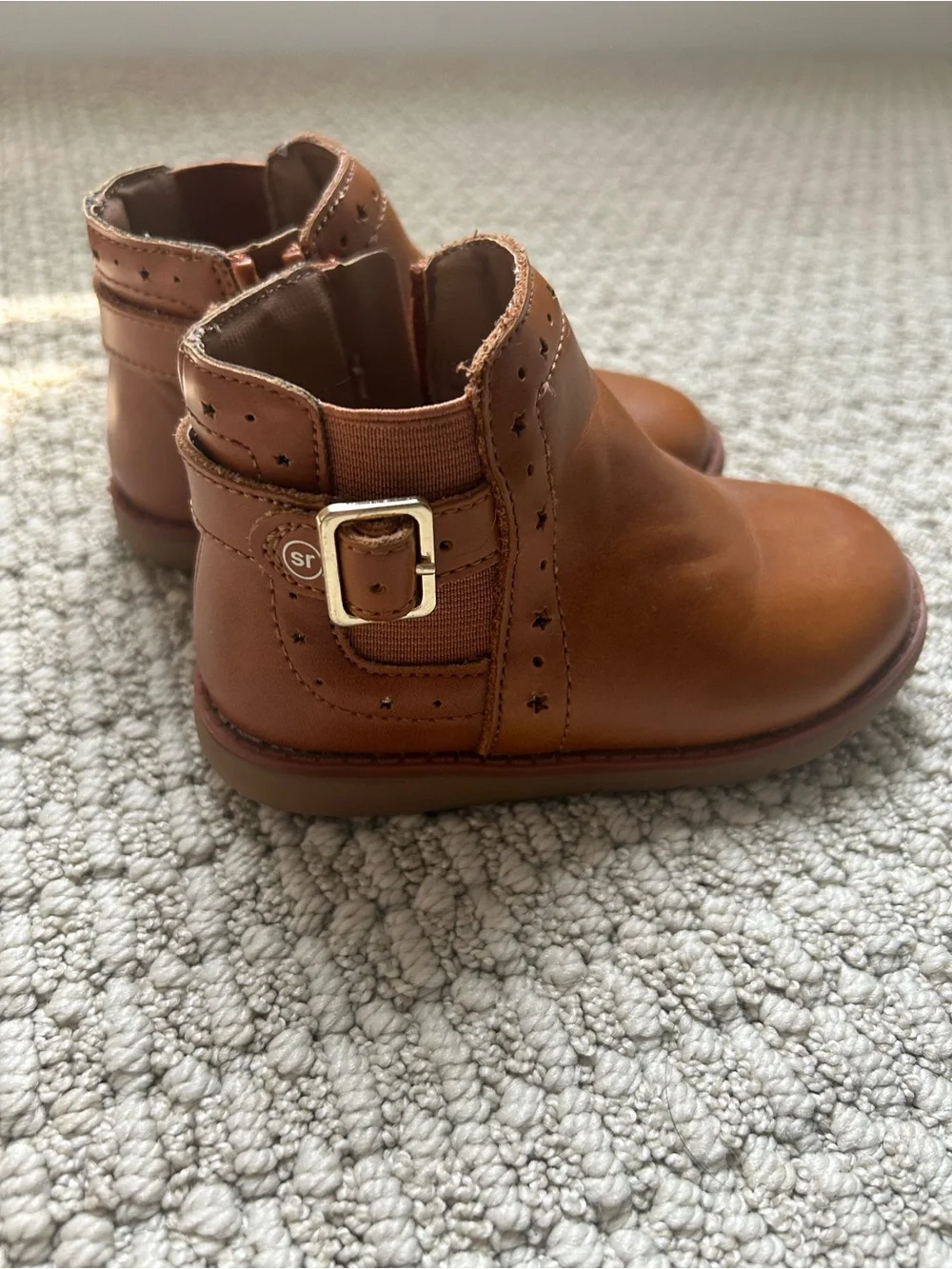 Stride Rite Toddler Boots Brown Size 6.5